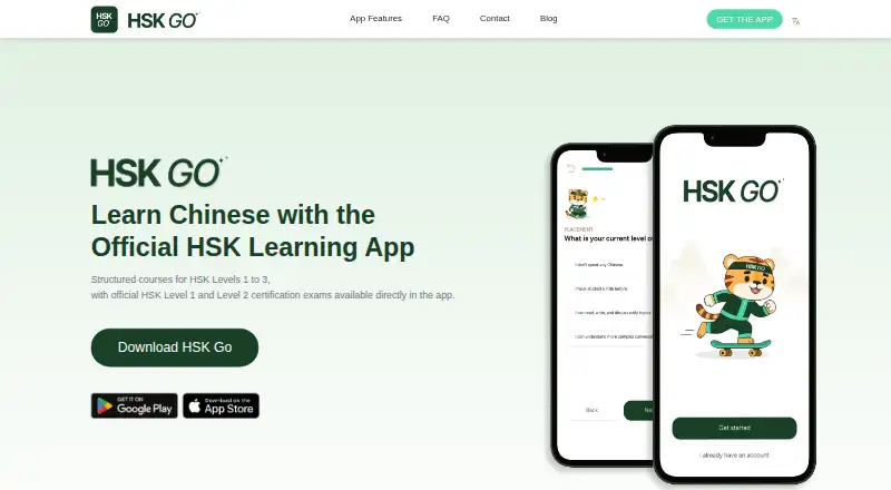 The HSK GO homepage