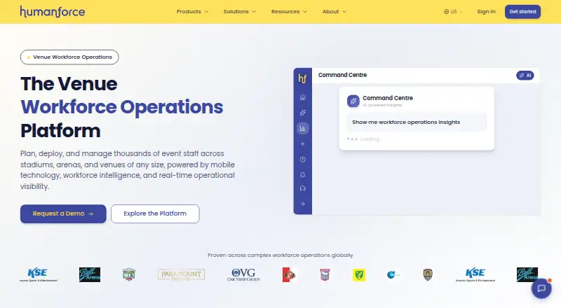 The Humanforce homepage