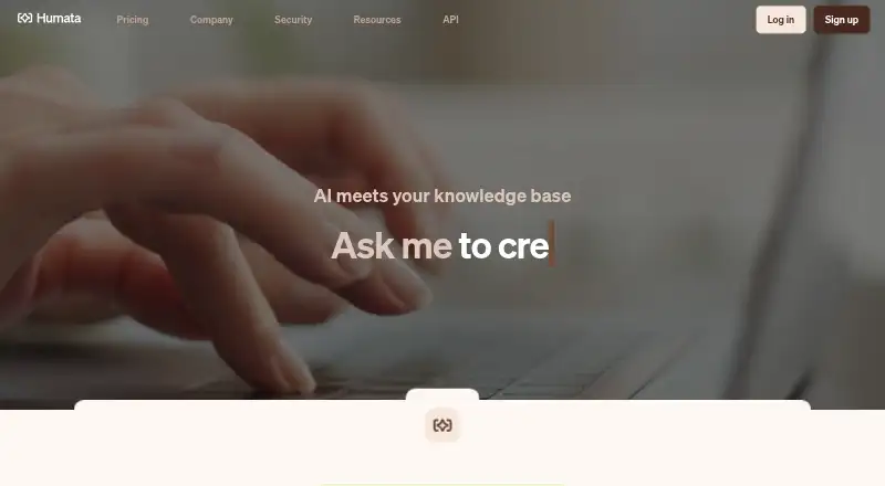 The Humata homepage