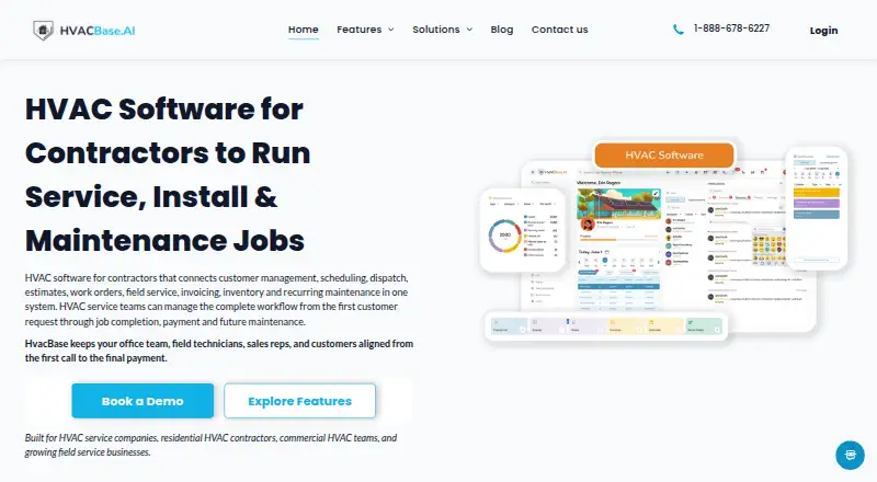 The HVACBase homepage
