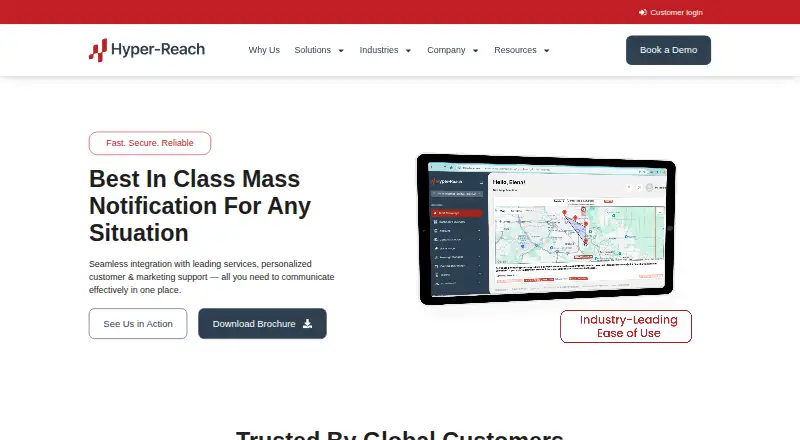 The Hyper-Reach homepage