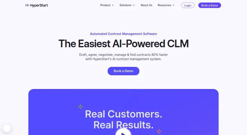 The HyperStart CLM homepage