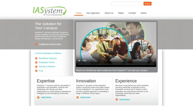 The IASystem homepage