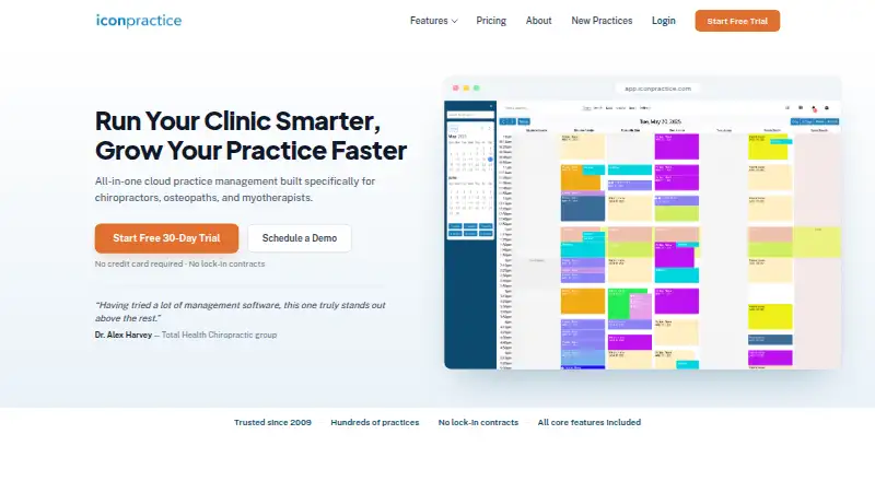 The iconpractice homepage