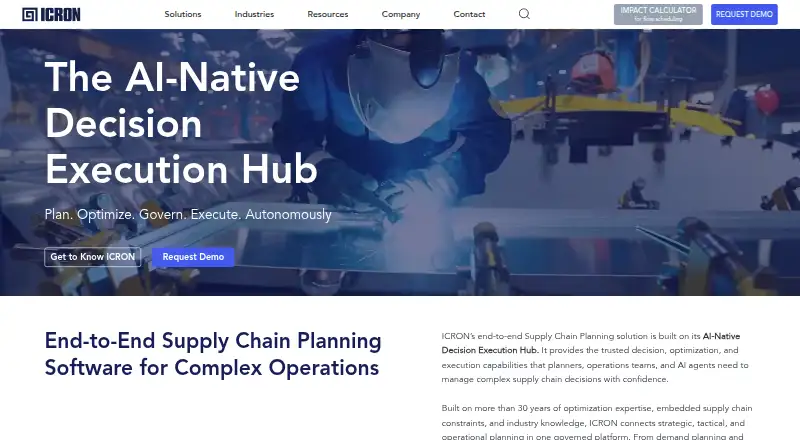 The ICRON homepage