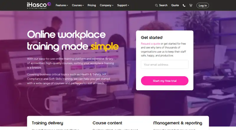 The iHASCO homepage