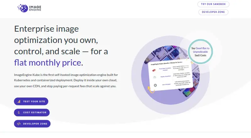 The ImageEngine homepage