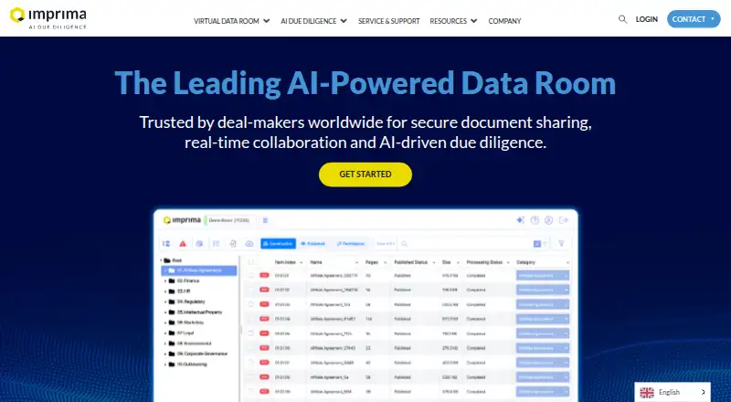 The Imprima Smart VDR homepage