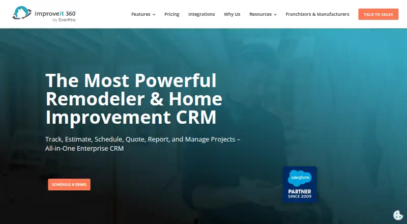 The improveit360 homepage