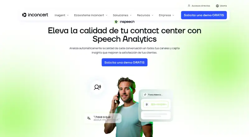 The inSpeech homepage