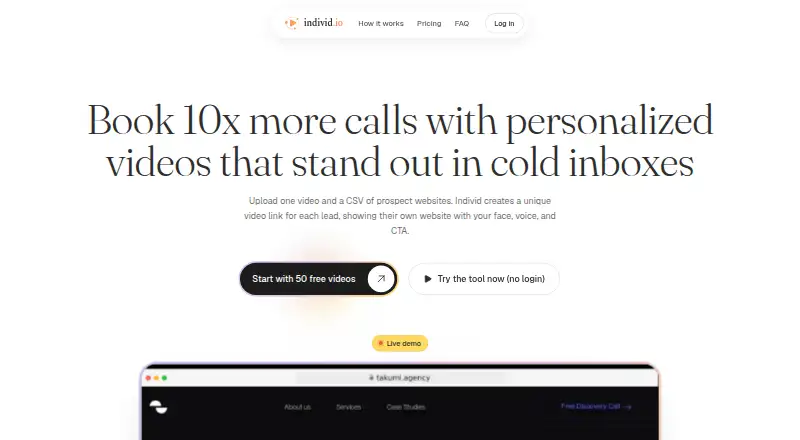 The Individ homepage