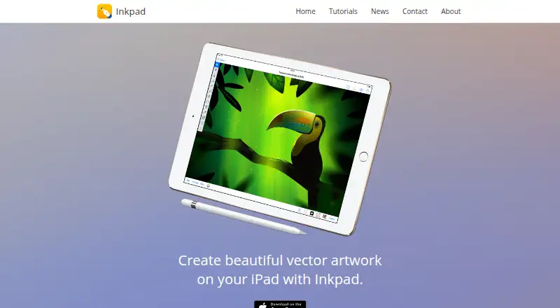 The Inkpad homepage