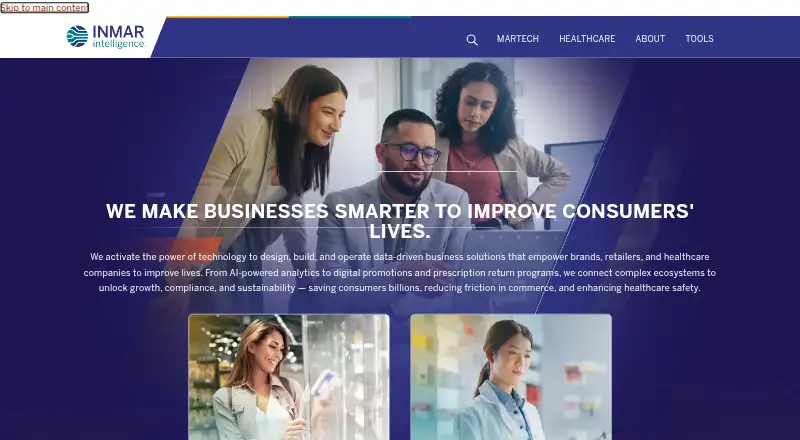 The Eversight homepage