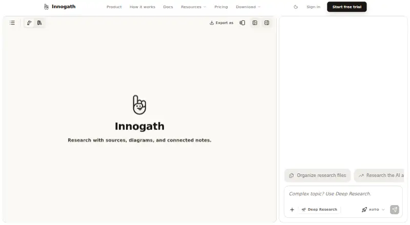 The Innogath homepage