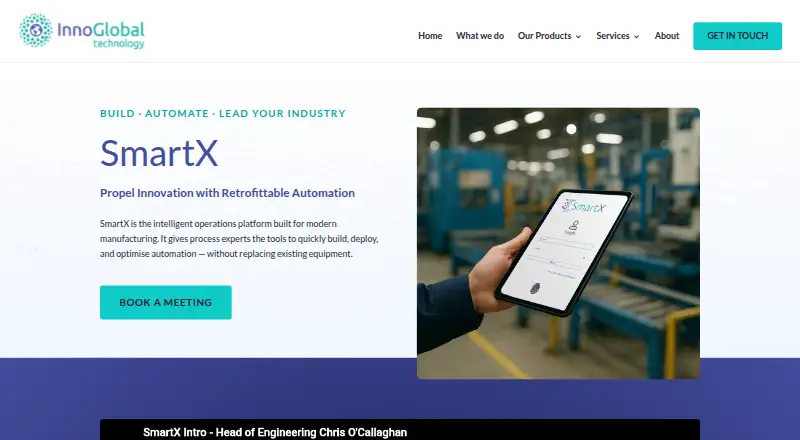 The SmartX homepage