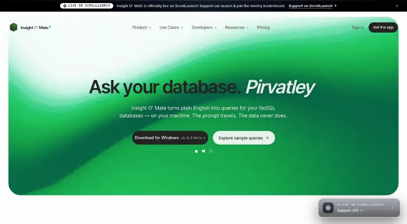 The Insight O' Mate homepage