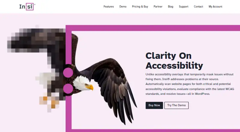The Insi homepage