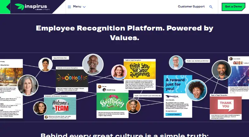 The Inspirus homepage
