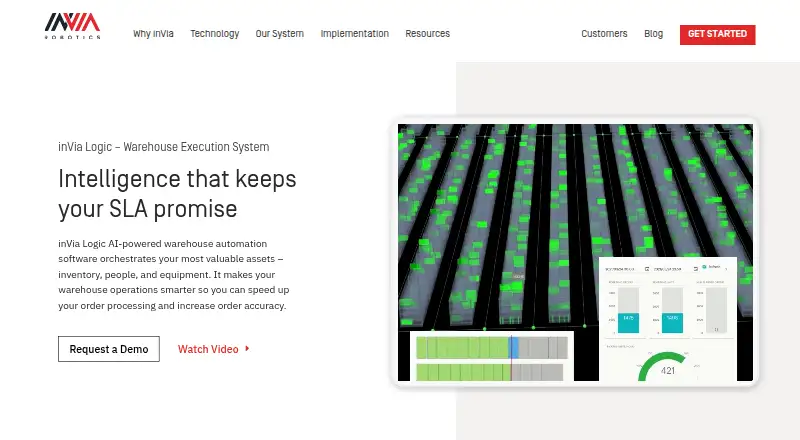 The inVia Logic homepage
