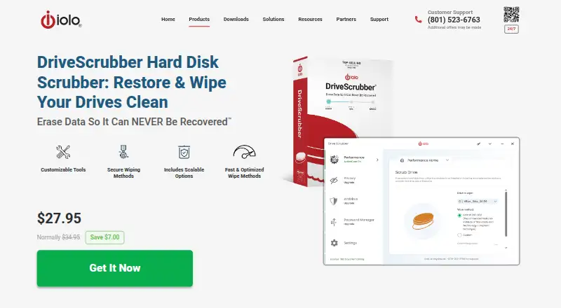 The DriveScrubber homepage