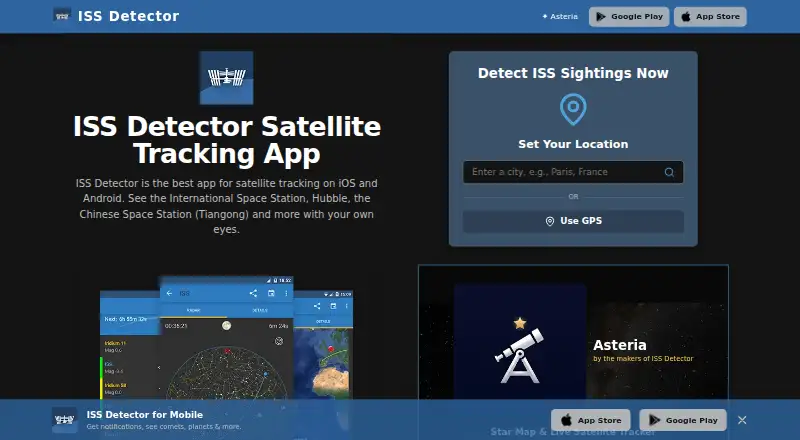The ISS Detector homepage