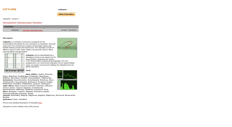 The ixiQuarks homepage