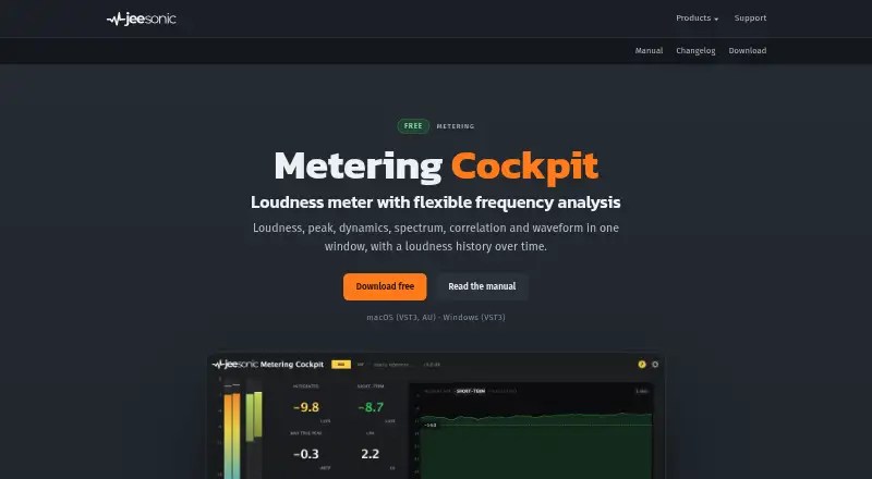 The Metering Cockpit homepage