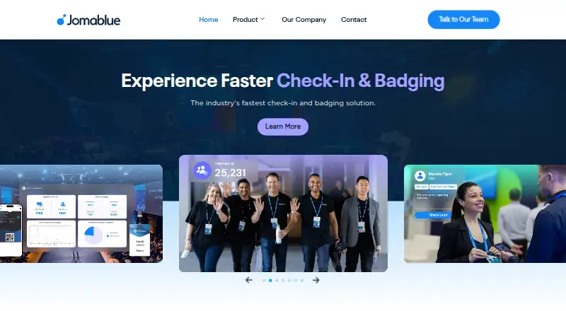 The Jomablue homepage