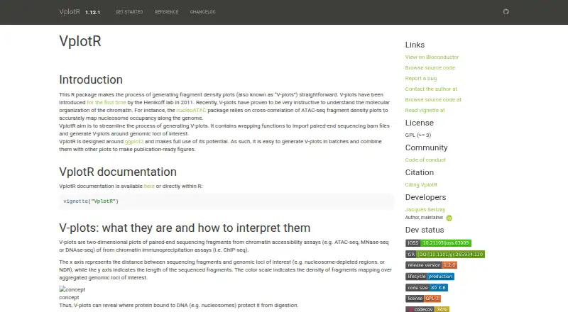 The VplotR homepage