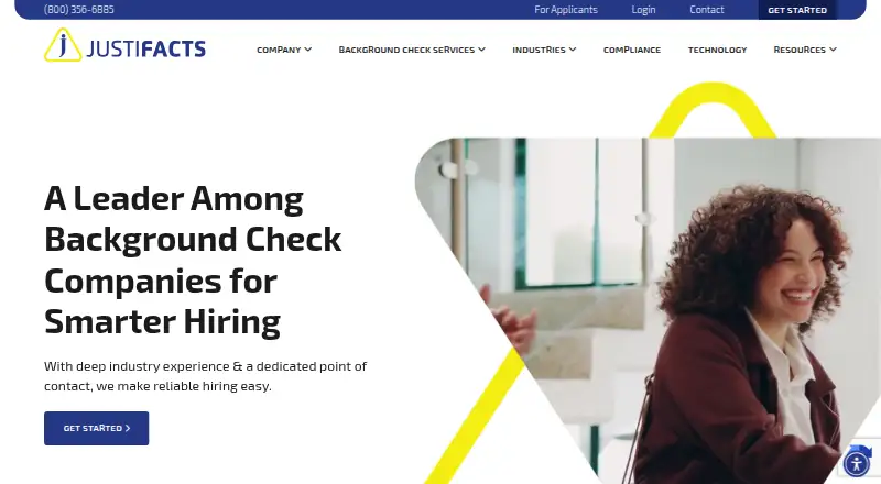 The Justifacts homepage