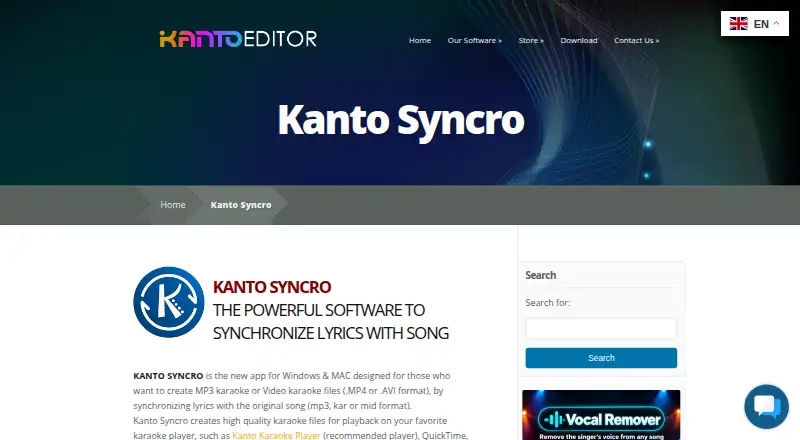 The Kanto Syncro homepage