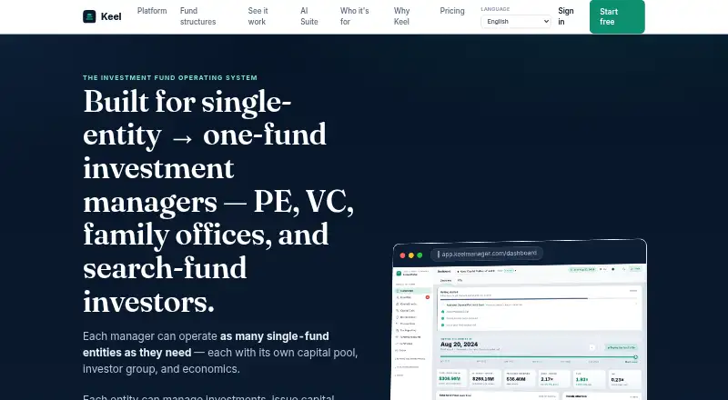 The Keel homepage