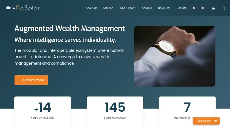 The KeeSense homepage