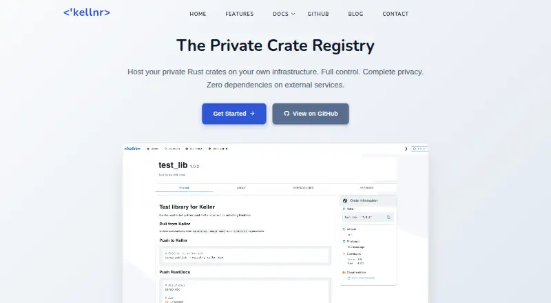 The Kellnr homepage