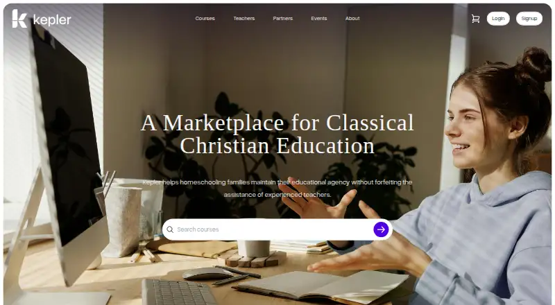 The Kepler Education homepage