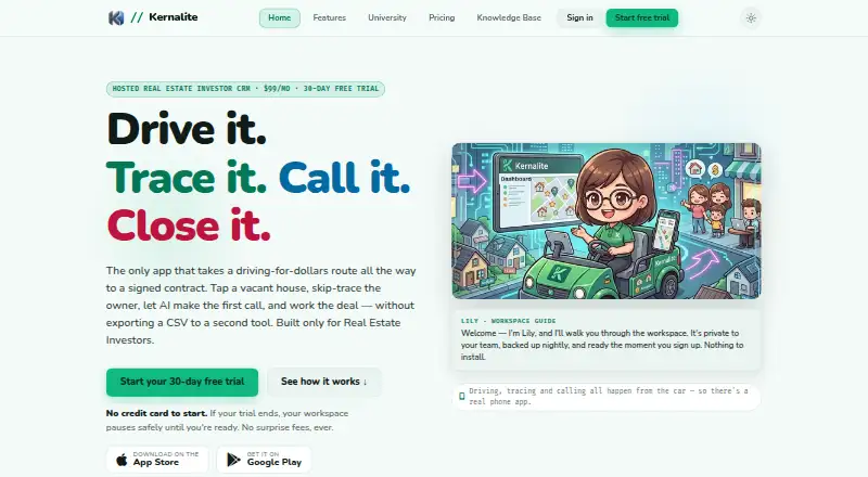 The Kernalite homepage
