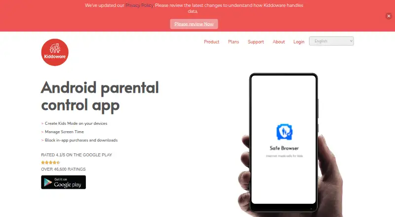 The Kids Place homepage