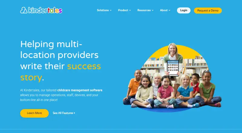 The Kindertales homepage