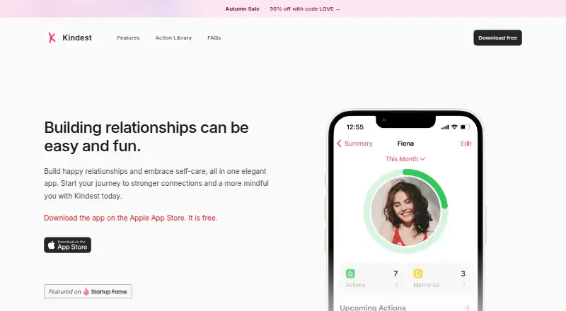 The Kindest homepage