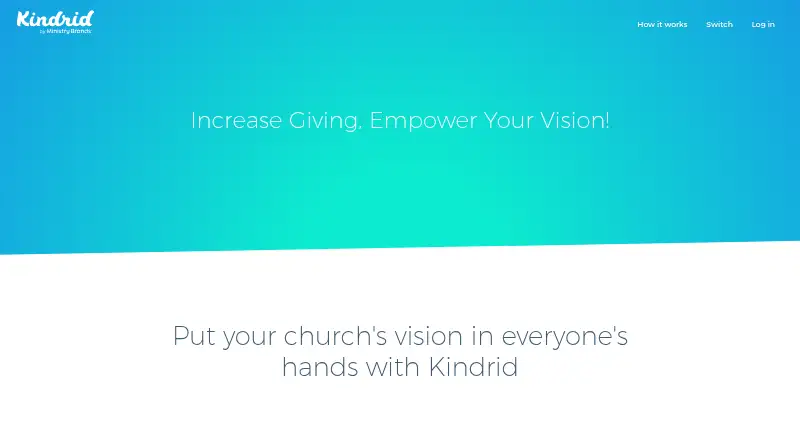 The Kindrid homepage