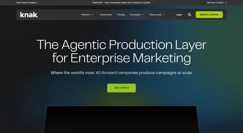 The Knak homepage