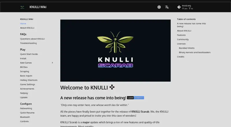 The KNULLI homepage