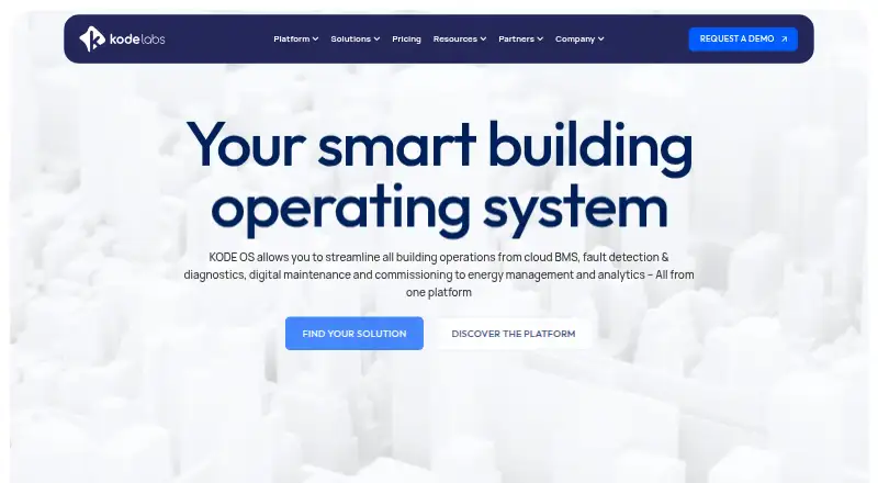 The KODE OS homepage