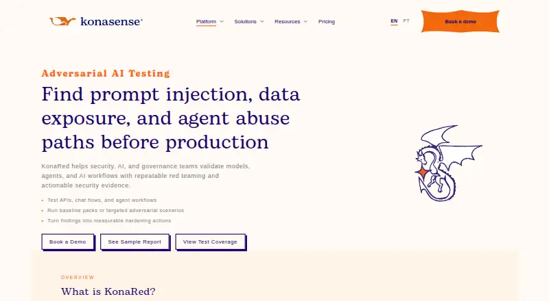 The KonaRed homepage