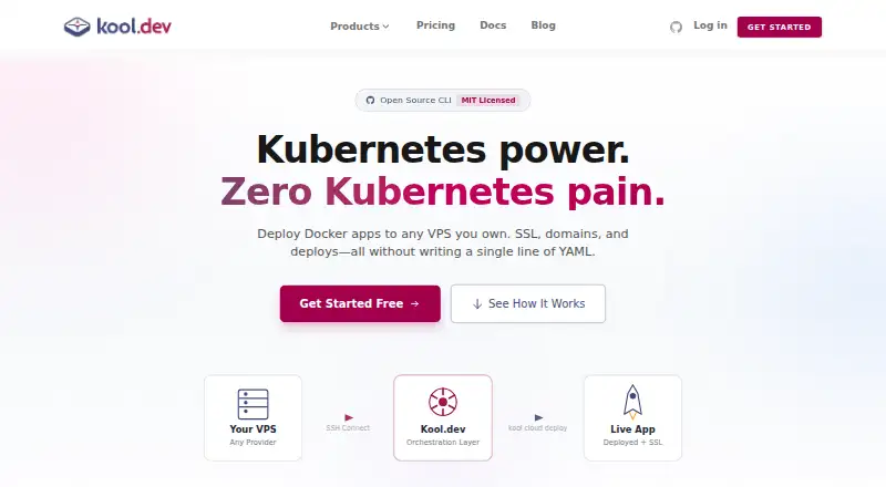 The Kool homepage