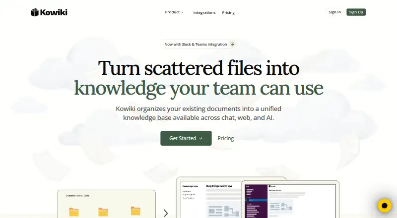 The Kowiki homepage