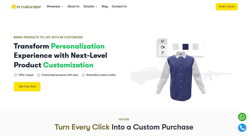 The KR Customizer homepage