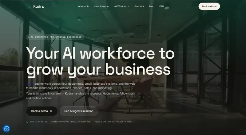 The Kudra homepage