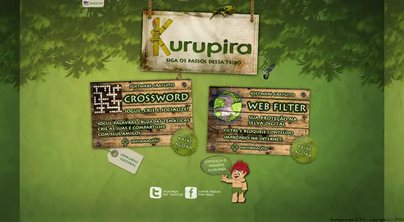 The Kurupira Web Filter homepage