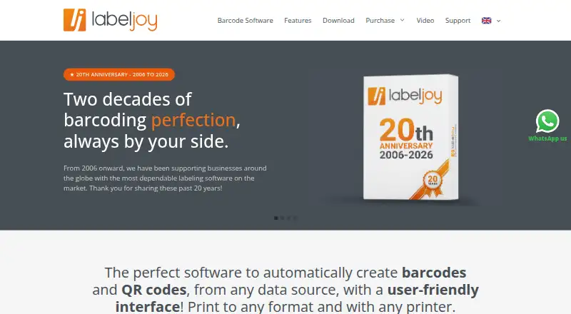 The Labeljoy homepage